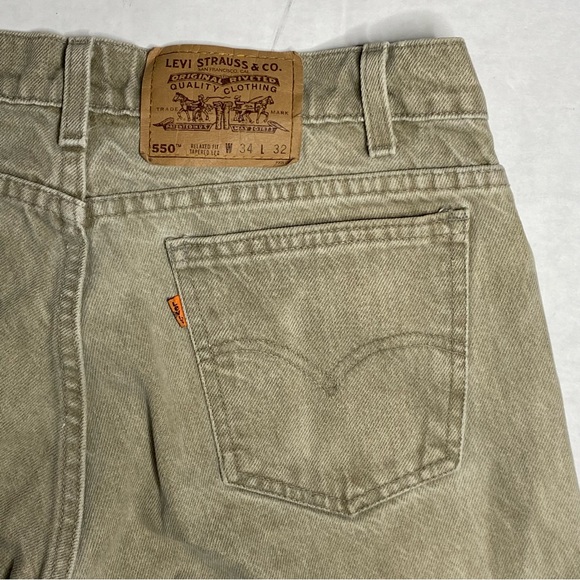 VTG 90’s Levi’s 550 Relaxed Fit Jeans - Picture 7 of 10